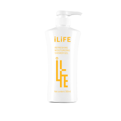 iLiFE гель для душа 500 мл, увлажняющий и освежающий (англо-русская версия).